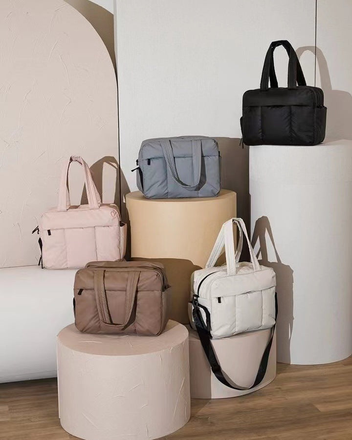 Shoulder handheld tote bag winter cotton coat bag